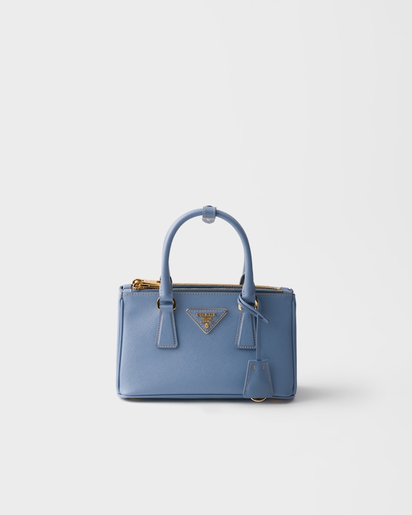 Saffiano 皮革迷你手袋 - 航天蓝 Saffiano 皮革迷你手袋 - 航天蓝