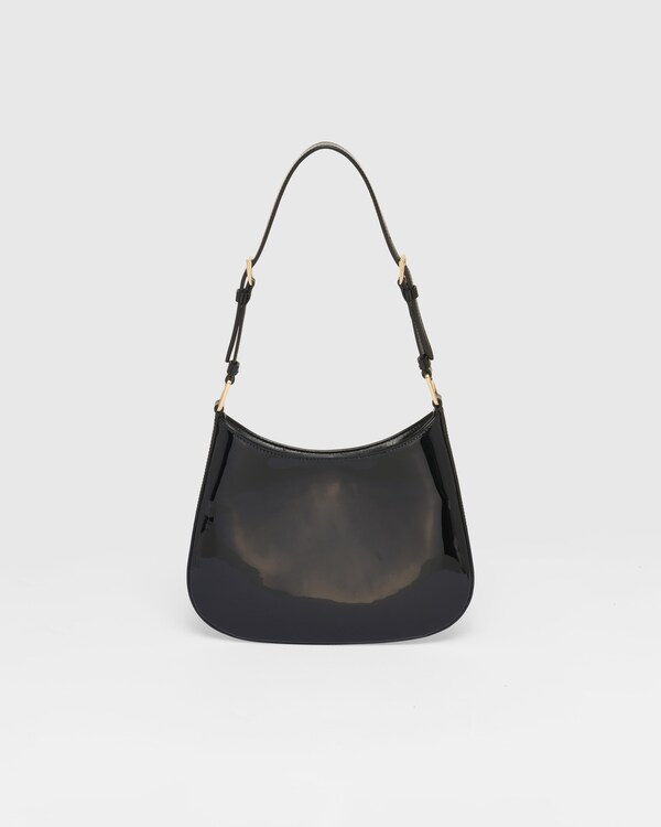 Prada Cleo漆皮手袋 - Black Prada Cleo漆皮手袋 - Black