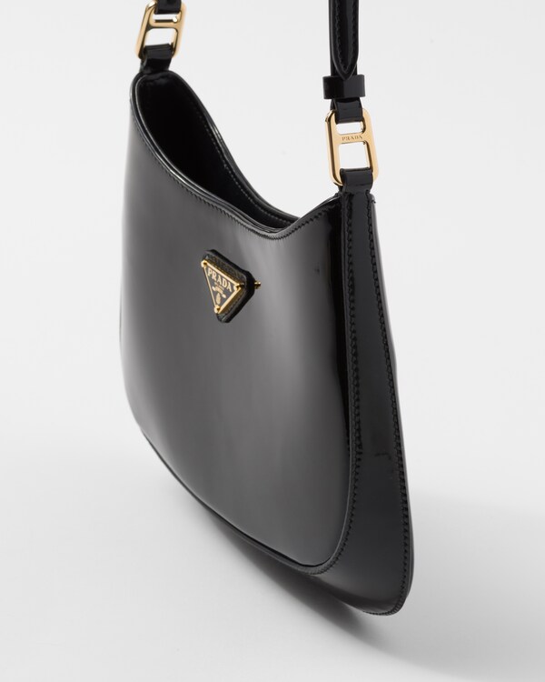 Prada Cleo漆皮手袋 - Black Prada Cleo漆皮手袋 - Black