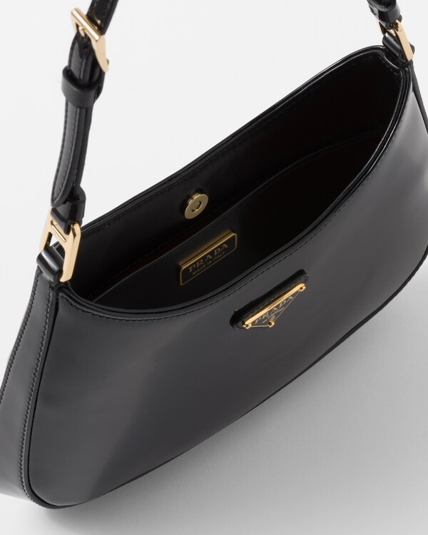 Prada Cleo漆皮手袋 - Black Prada Cleo漆皮手袋 - Black