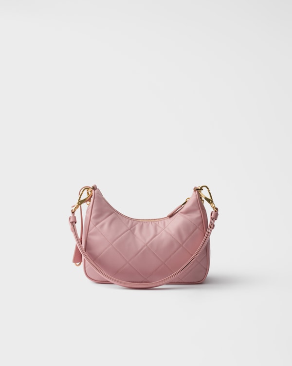Prada Re-Edition绗缝再生尼龙迷你手袋 - 桃色 Prada Re-Edition绗缝再生尼龙迷你手袋 - 桃色