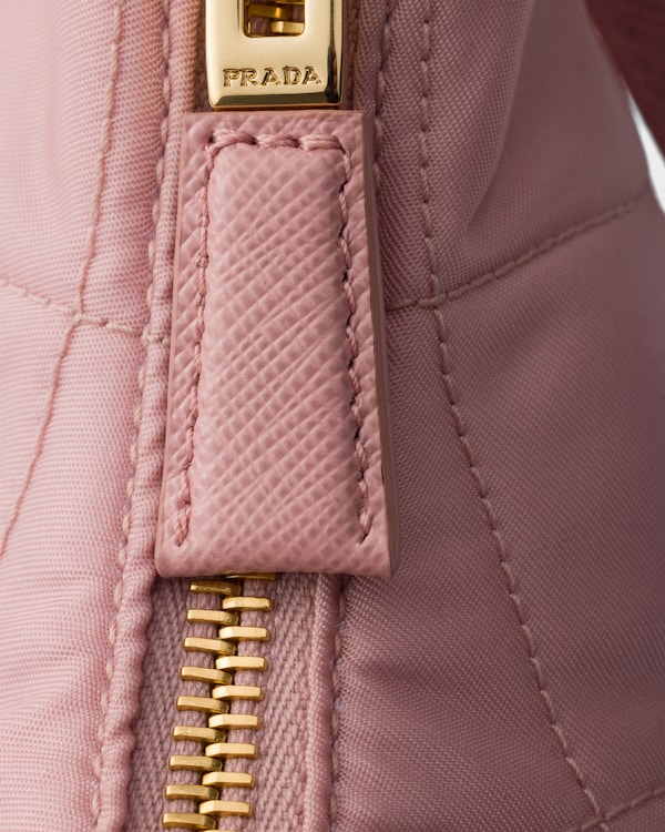 Prada Re-Edition绗缝再生尼龙迷你手袋 - 桃色 Prada Re-Edition绗缝再生尼龙迷你手袋 - 桃色