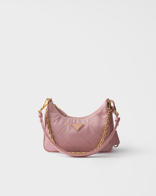 Prada Re-Edition绗缝再生尼龙迷你手袋 - 桃色 Prada Re-Edition绗缝再生尼龙迷你手袋 - 桃色