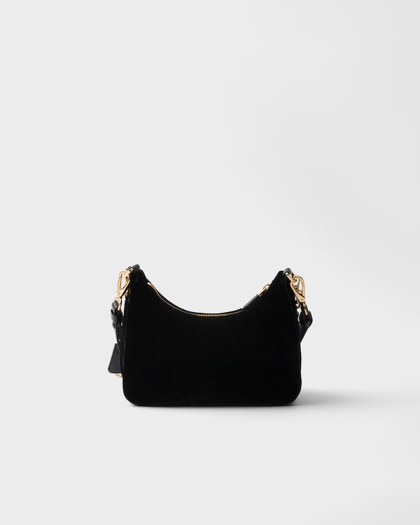 Prada Re-Edition丝绒迷你手袋 - 黑色 Prada Re-Edition丝绒迷你手袋 - 黑色