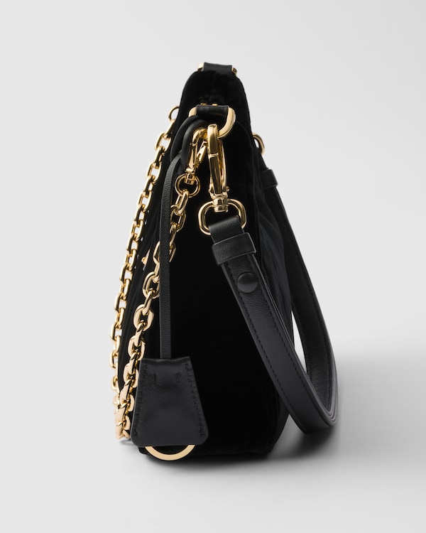 Prada Re-Edition丝绒迷你手袋 - 黑色 Prada Re-Edition丝绒迷你手袋 - 黑色