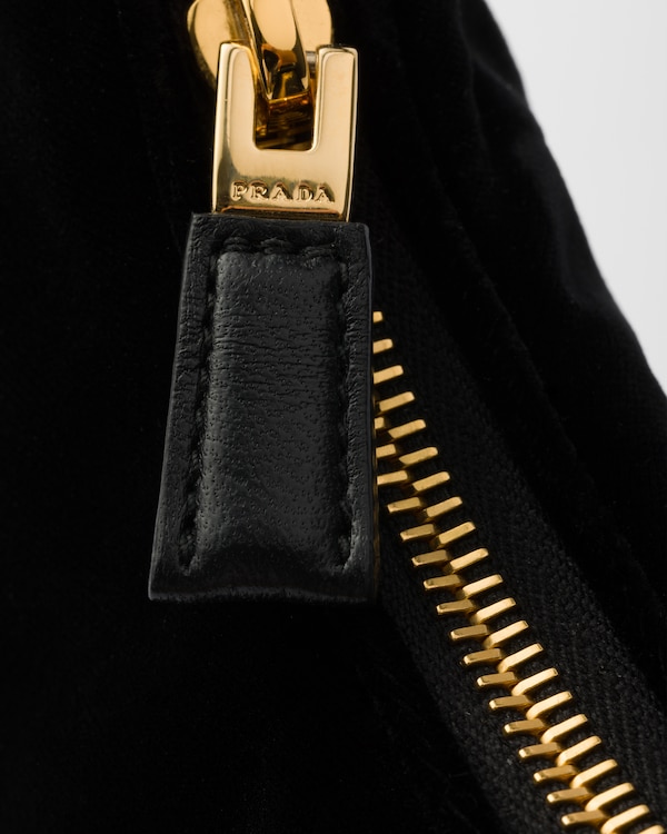 Prada Re-Edition丝绒迷你手袋 - 黑色 Prada Re-Edition丝绒迷你手袋 - 黑色