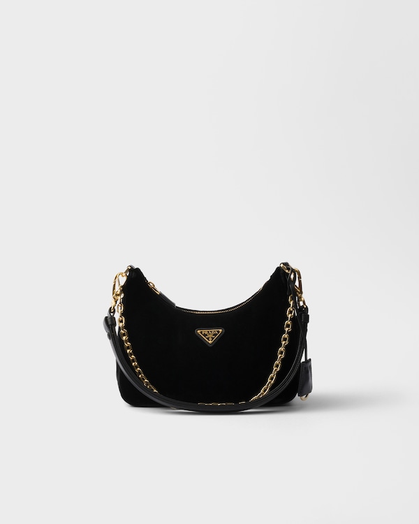 Prada Re-Edition丝绒迷你手袋 - 黑色 Prada Re-Edition丝绒迷你手袋 - 黑色