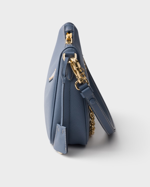 Prada Re-Edition Saffiano皮革迷你手袋 - 航天蓝 Prada Re-Edition Saffiano皮革迷你手袋 - 航天蓝