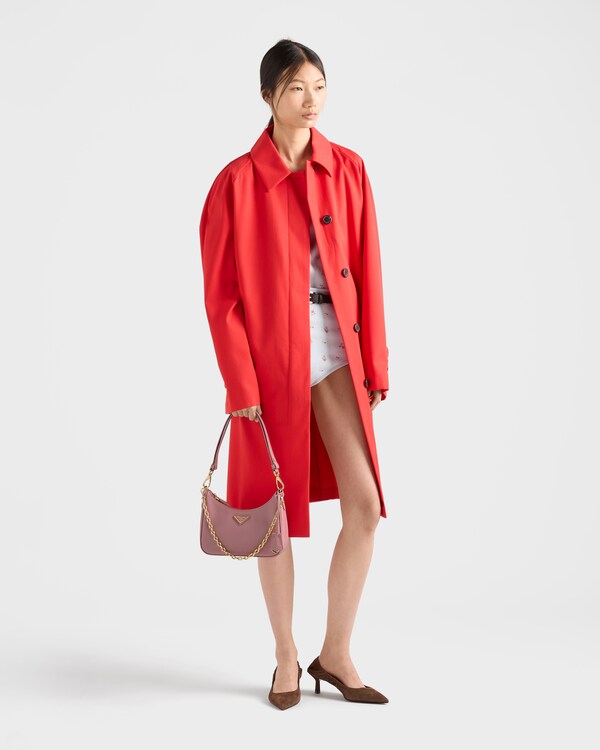 Prada Re-Edition Saffiano皮革迷你手袋 - 桃粉色 Prada Re-Edition Saffiano皮革迷你手袋 - 桃粉色