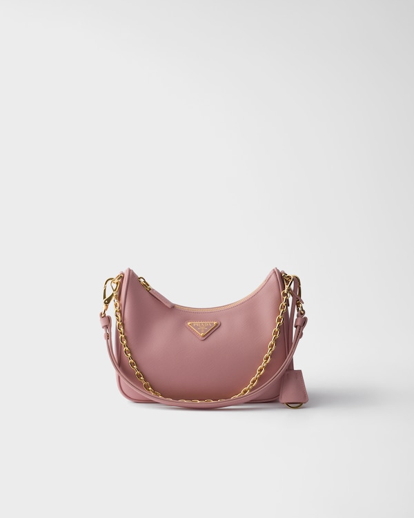 Prada Re-Edition Saffiano皮革迷你手袋 - 桃粉色 Prada Re-Edition Saffiano皮革迷你手袋 - 桃粉色