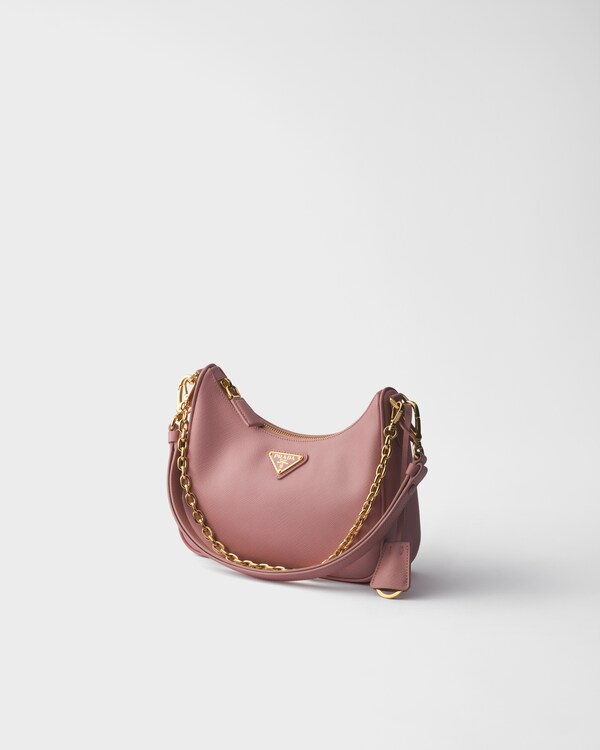 Prada Re-Edition Saffiano皮革迷你手袋 - 桃粉色 Prada Re-Edition Saffiano皮革迷你手袋 - 桃粉色