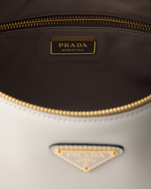 Prada Aimée大号皮革单肩包 - 白色 Prada Aimée大号皮革单肩包 - 白色