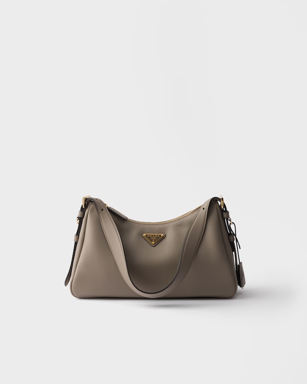 Prada Aimée中号皮革单肩包 - 黏土色 Prada Aimée中号皮革单肩包 - 黏土色