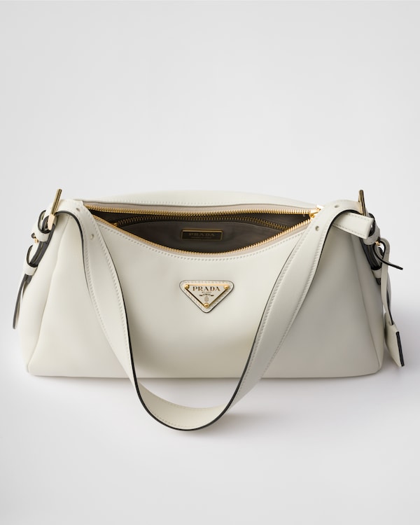 Prada Aimée中号皮革单肩包 - 白色 Prada Aimée中号皮革单肩包 - 白色