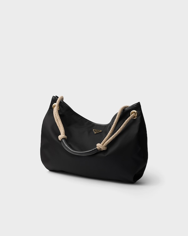 Prada Mariner large Re-Nylon shoulder bag - Black Prada Mariner large Re-Nylon shoulder bag - Black
