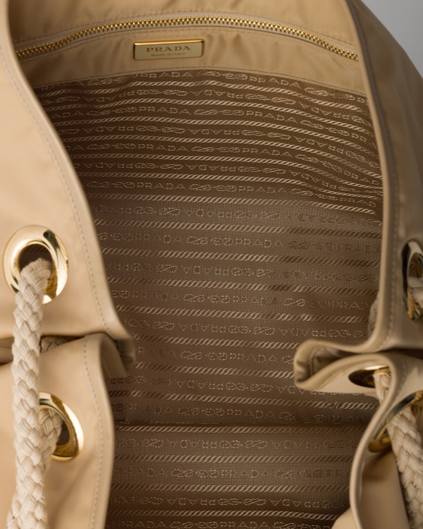 Prada Mariner large Re-Nylon shoulder bag - Camel Brown Prada Mariner large Re-Nylon shoulder bag - Camel Brown