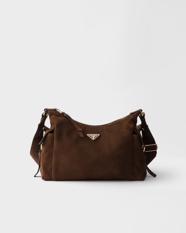 Prada Explore large suede bag - Cocoa Brown Prada Explore large suede bag - Cocoa Brown