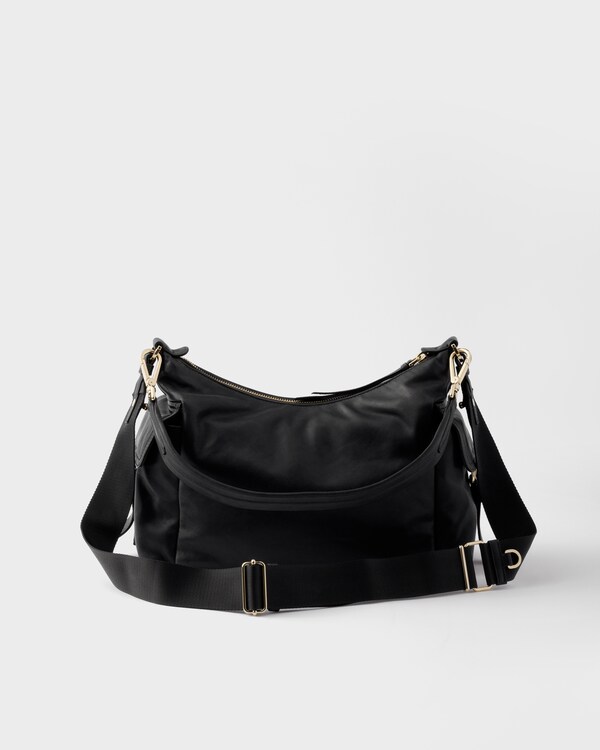 Prada Explore 大号Nappa皮革手袋 - 黑色 Prada Explore 大号Nappa皮革手袋 - 黑色