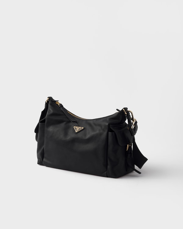 Prada Explore 大号Nappa皮革手袋 - 黑色 Prada Explore 大号Nappa皮革手袋 - 黑色