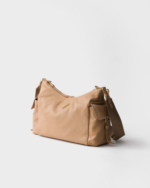 Prada Explore large nappa leather bag - Sand Beige Prada Explore large nappa leather bag - Sand Beige