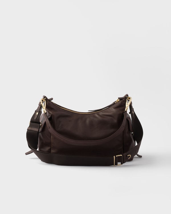 Prada Explore 大号Nappa皮革手袋 - 赭褐色 Prada Explore 大号Nappa皮革手袋 - 赭褐色