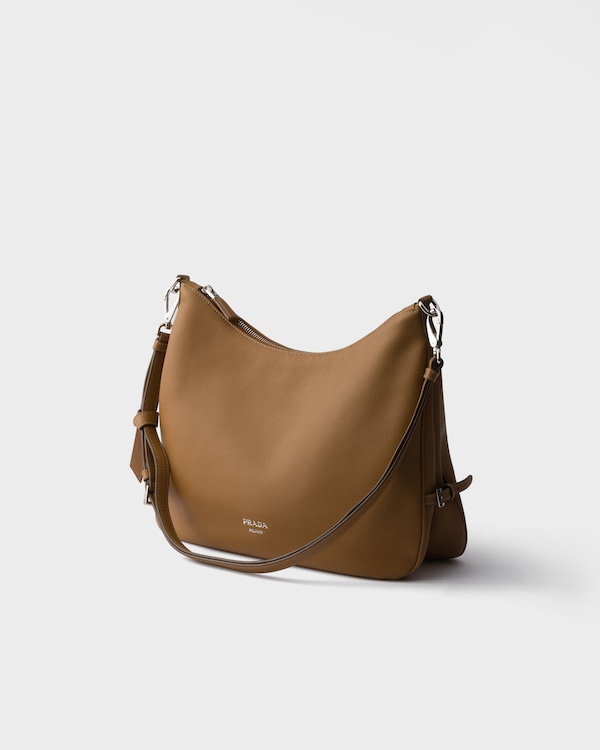 Prada Fold large leather shoulder bag - Caramel Prada Fold large leather shoulder bag - Caramel