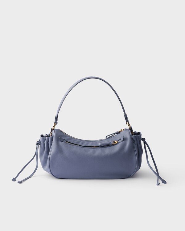 Prada Desiree 小号皮革手袋 - 航天蓝 Prada Desiree 小号皮革手袋 - 航天蓝