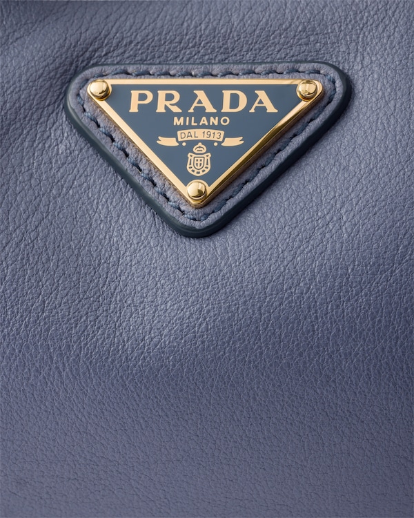 Prada Desiree 小号皮革手袋 - 航天蓝 Prada Desiree 小号皮革手袋 - 航天蓝
