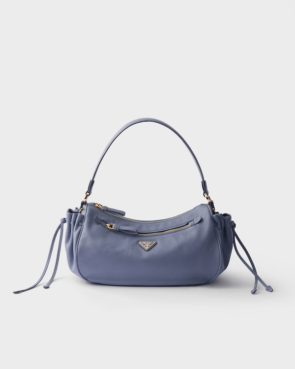 Prada Desiree 小号皮革手袋 - 航天蓝 Prada Desiree 小号皮革手袋 - 航天蓝