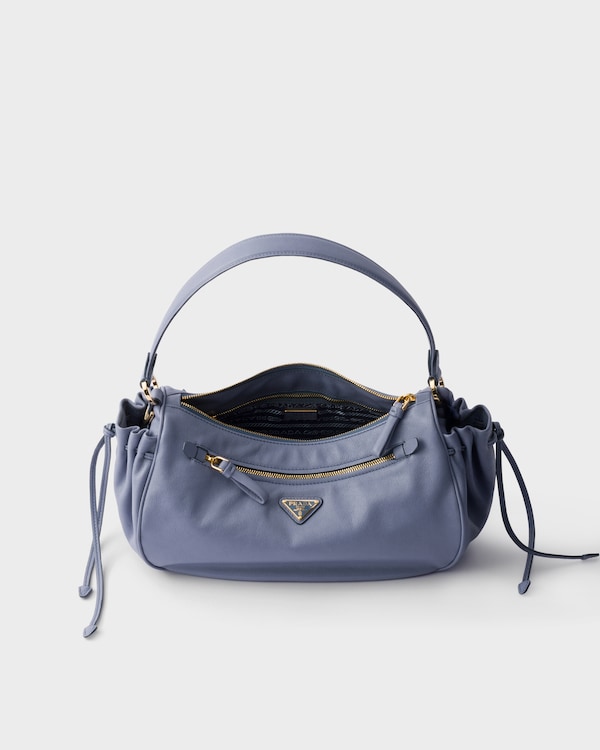 Prada Desiree 小号皮革手袋 - 航天蓝 Prada Desiree 小号皮革手袋 - 航天蓝
