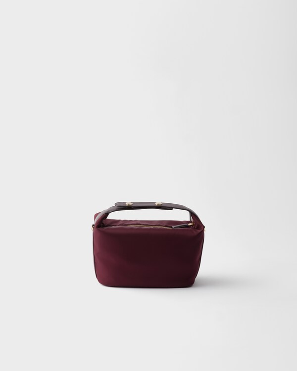 Prada Chérie Re-Nylon mini-bag - Burgundy Prada Chérie Re-Nylon mini-bag - Burgundy