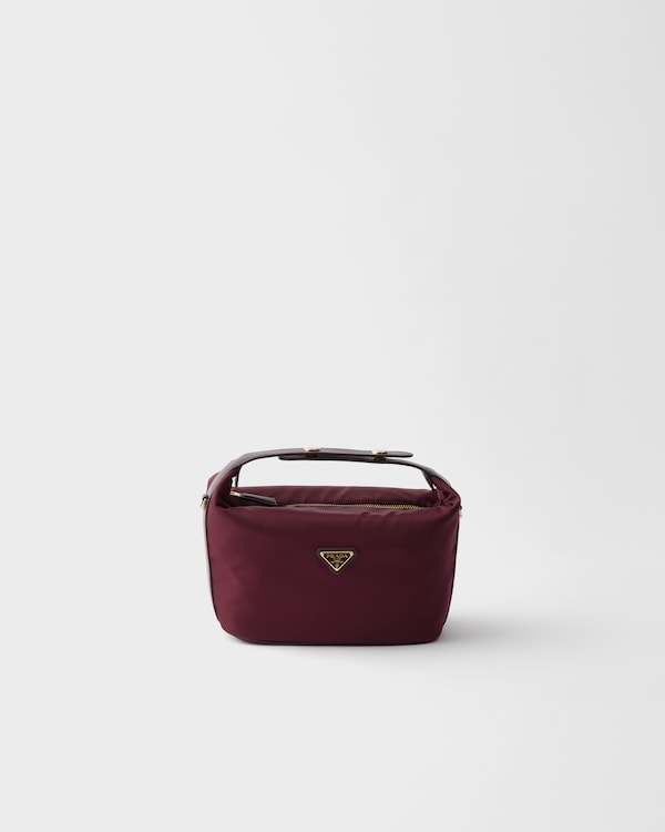 Prada Chérie Re-Nylon mini-bag - Burgundy Prada Chérie Re-Nylon mini-bag - Burgundy