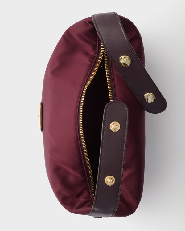 Prada Chérie Re-Nylon mini-bag - Burgundy Prada Chérie Re-Nylon mini-bag - Burgundy