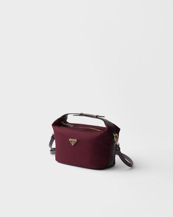 Prada Chérie Re-Nylon mini-bag - Burgundy Prada Chérie Re-Nylon mini-bag - Burgundy