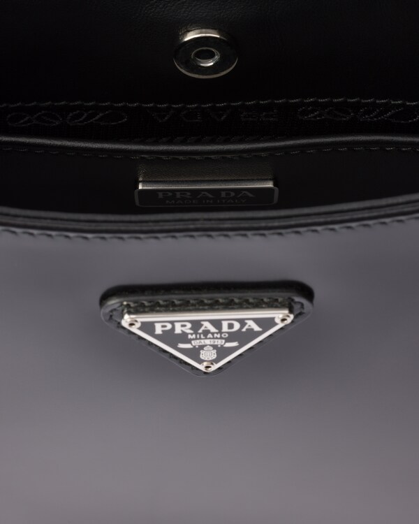 Prada Cleo 亮面皮革单肩包 - 黑色 Prada Cleo 亮面皮革单肩包 - 黑色