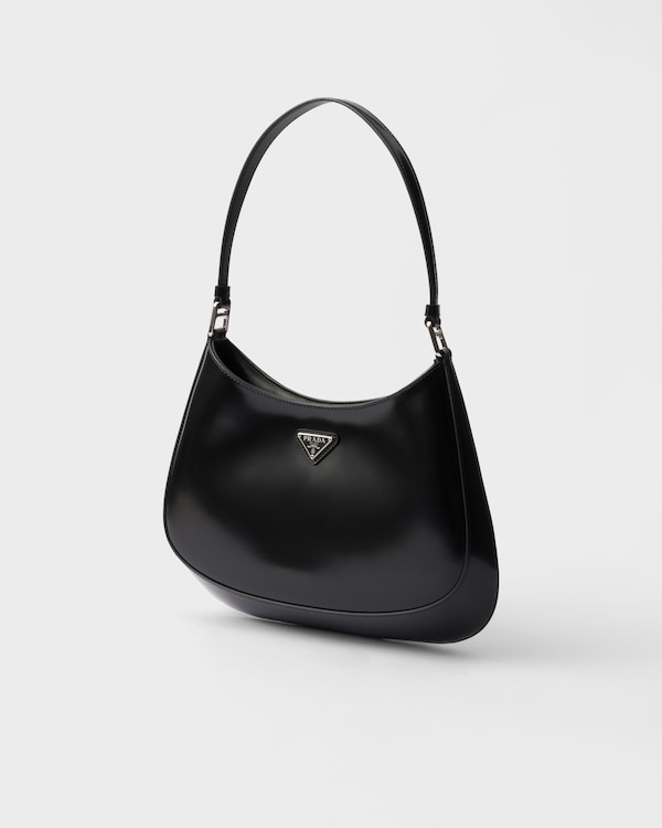 Prada Cleo 亮面皮革单肩包 - 黑色 Prada Cleo 亮面皮革单肩包 - 黑色