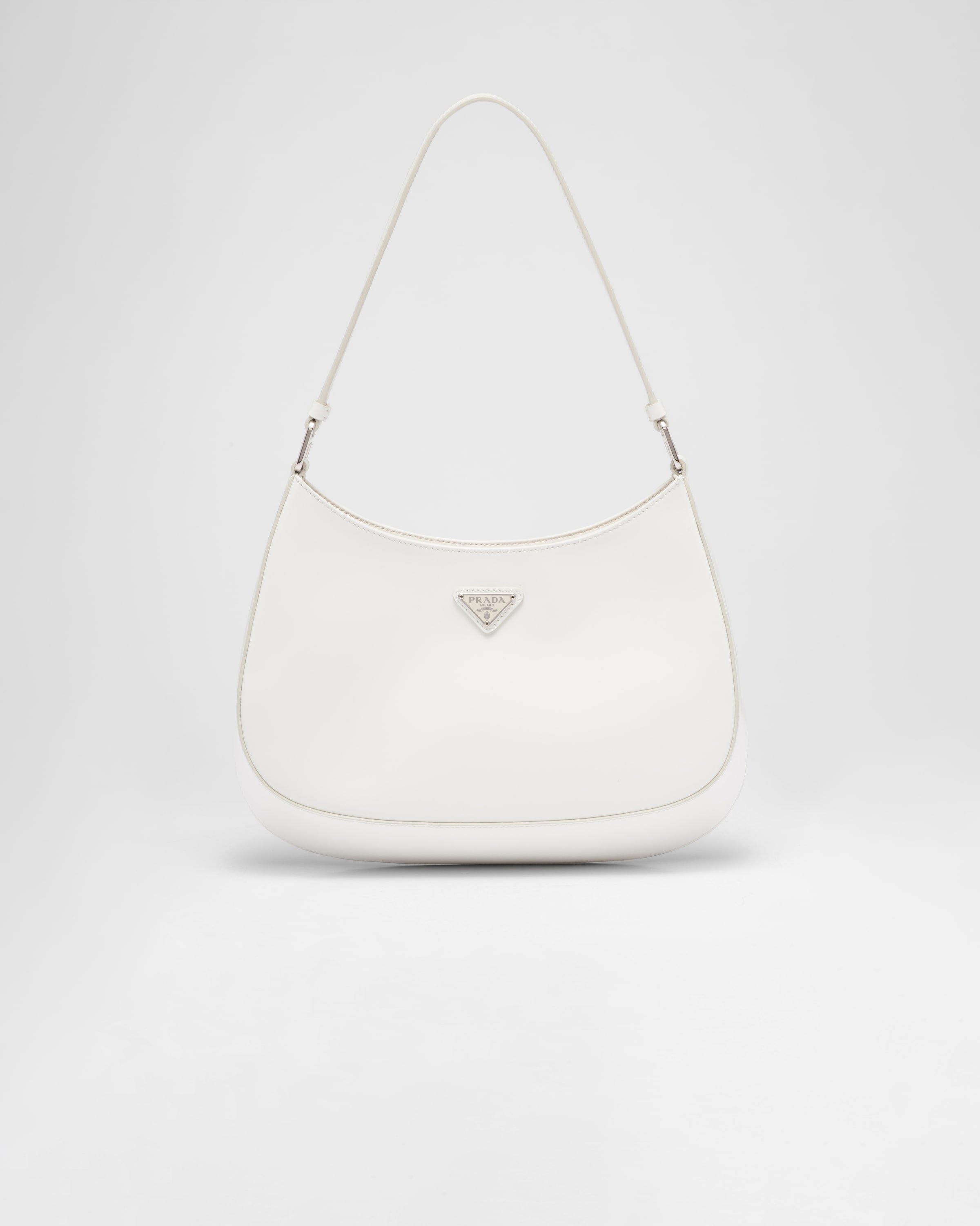 PRADA BAG オフホワイト White Prada Cleo Brushed Leather Shoulder Bag | PRADA - China