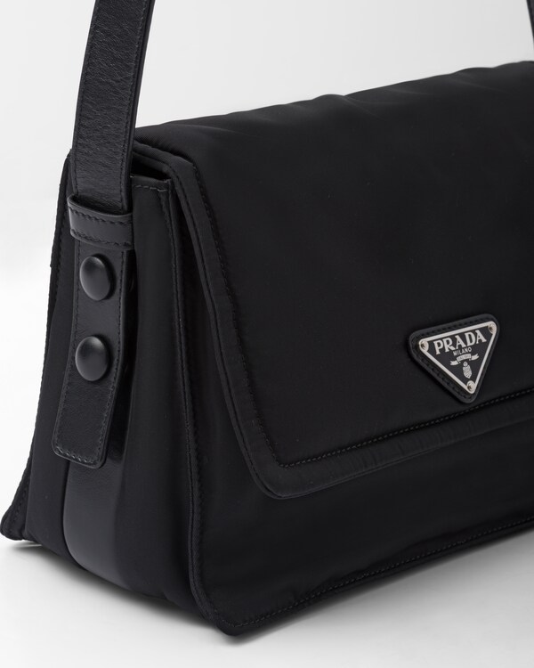 Prada Traveller small padded Re-Nylon shoulder bag - Black Prada Traveller small padded Re-Nylon shoulder bag - Black
