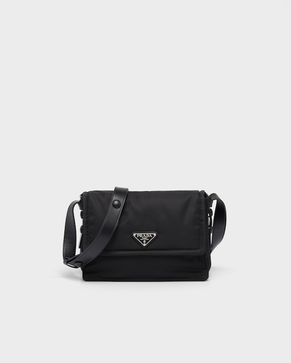 Prada Traveller small padded Re-Nylon shoulder bag - Black Prada Traveller small padded Re-Nylon shoulder bag - Black