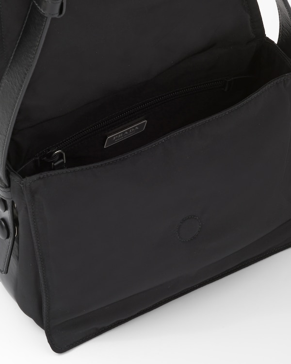 Prada Traveller small padded Re-Nylon shoulder bag - Black Prada Traveller small padded Re-Nylon shoulder bag - Black