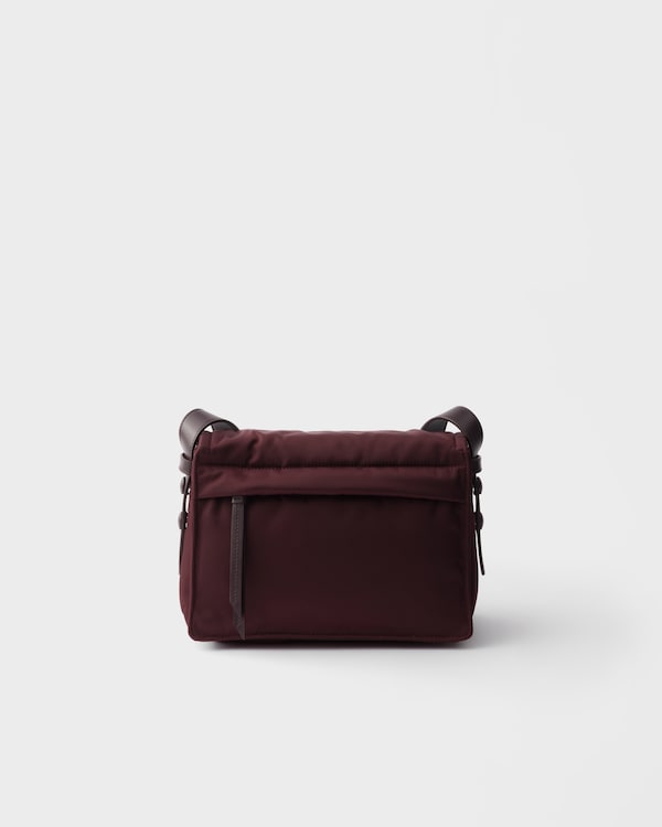Prada Traveller small padded Re-Nylon shoulder bag - Burgundy Prada Traveller small padded Re-Nylon shoulder bag - Burgundy