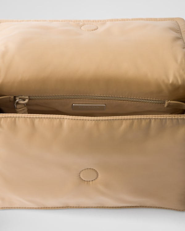 Prada Traveller small padded Re-Nylon shoulder bag - Camel Brown Prada Traveller small padded Re-Nylon shoulder bag - Camel Brown