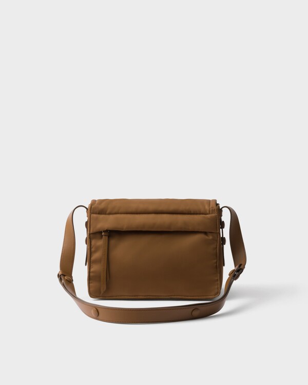 Prada Traveller small padded Re-Nylon shoulder bag - Brandy Prada Traveller small padded Re-Nylon shoulder bag - Brandy