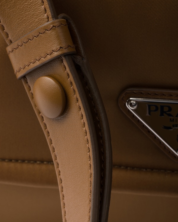 Prada Traveller small padded Re-Nylon shoulder bag - Brandy Prada Traveller small padded Re-Nylon shoulder bag - Brandy