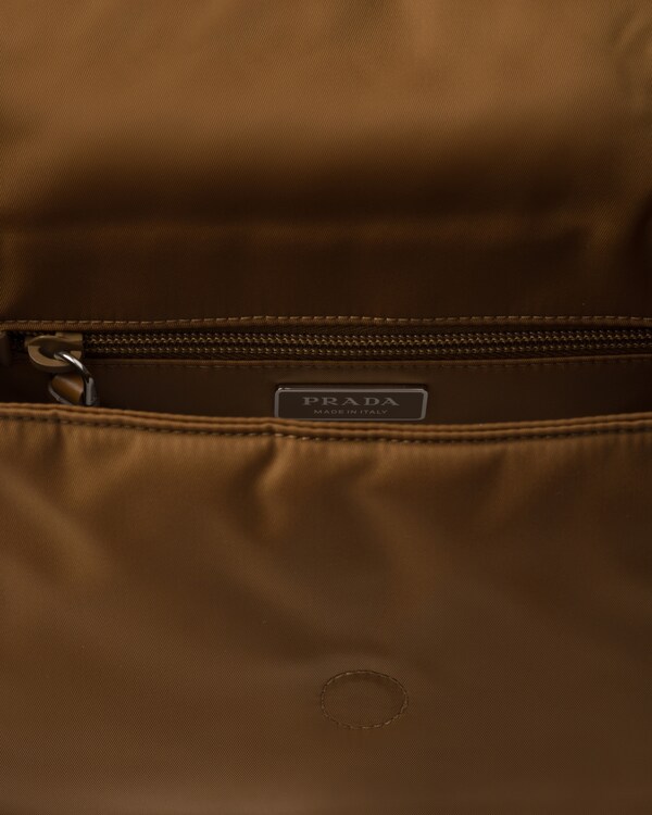 Prada Traveller small padded Re-Nylon shoulder bag - Brandy Prada Traveller small padded Re-Nylon shoulder bag - Brandy