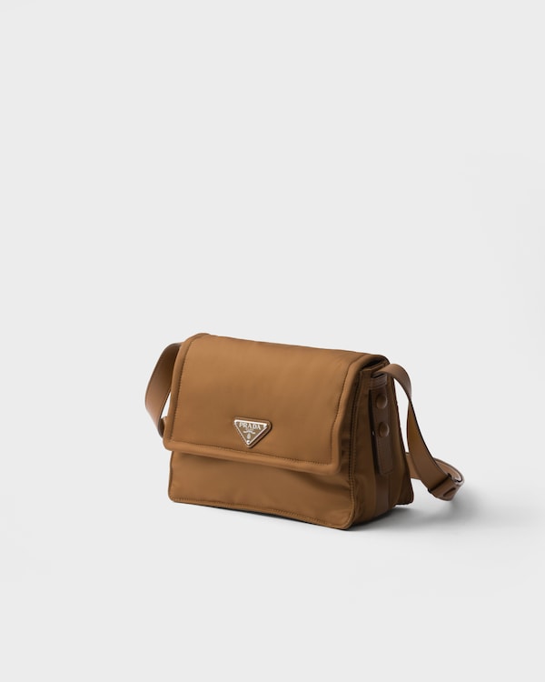 Prada Traveller small padded Re-Nylon shoulder bag - Brandy Prada Traveller small padded Re-Nylon shoulder bag - Brandy