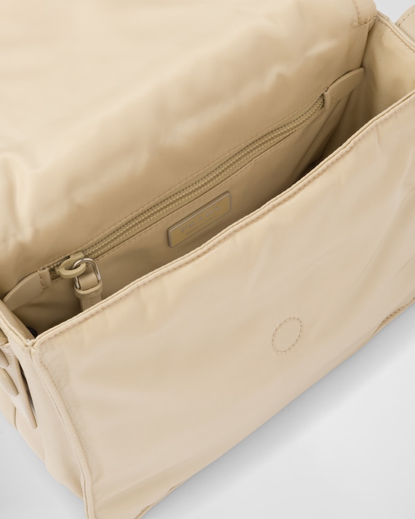 Prada Traveller small padded Re-Nylon shoulder bag - Desert Beige Prada Traveller small padded Re-Nylon shoulder bag - Desert Beige
