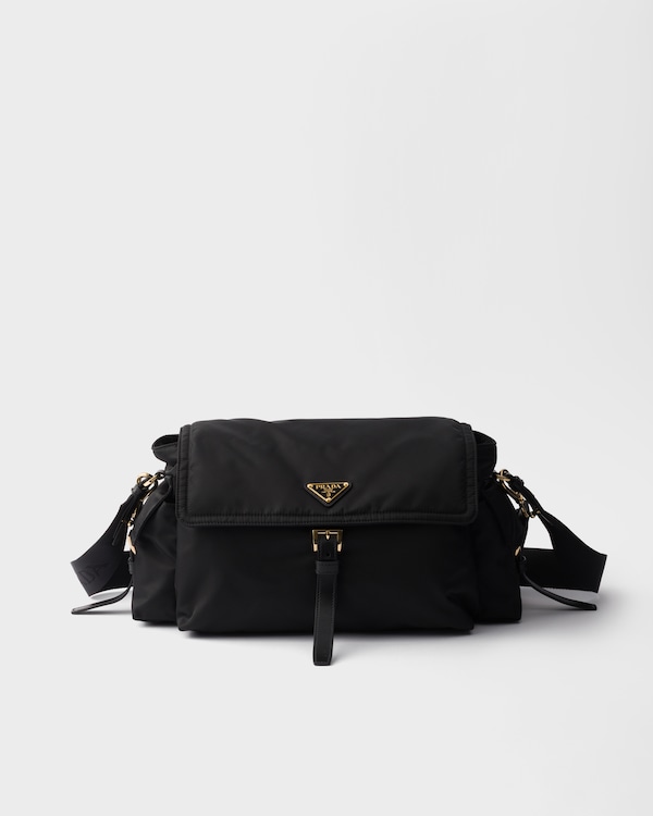 Prada Explore 大号Re-Nylon单肩包 - 黑色 Prada Explore 大号Re-Nylon单肩包 - 黑色