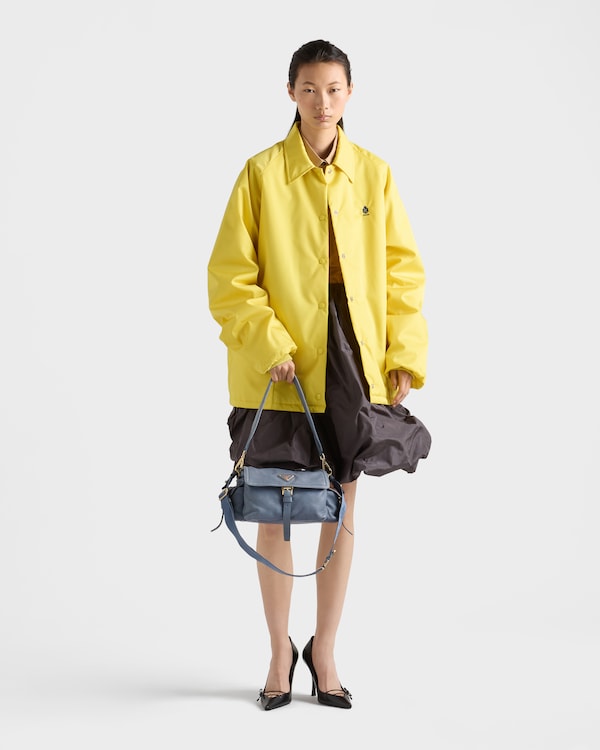 Prada Explore中号Nappa皮革单肩包 - 航天蓝 Prada Explore中号Nappa皮革单肩包 - 航天蓝