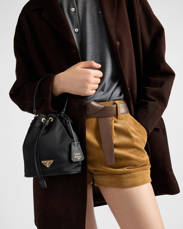 Prada Re-Edition 1978 mini Re-Nylon bag - Black Prada Re-Edition 1978 mini Re-Nylon bag - Black